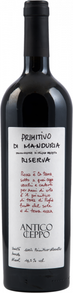 Primitivo di Manduria Riserva DOP Antico Ceppo