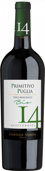 Bio-Primitivo Puglia IGT 14 Contessa Marina