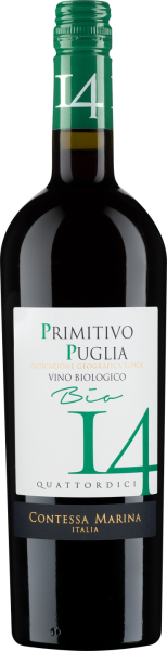 Bio-Primitivo Puglia IGT 14 Contessa Marina