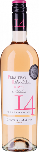 Primitivo Salento IGT Rosato 14 Contessa Marina