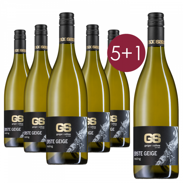 5+1 Aktionspaket: Erste Geige Riesling QbA