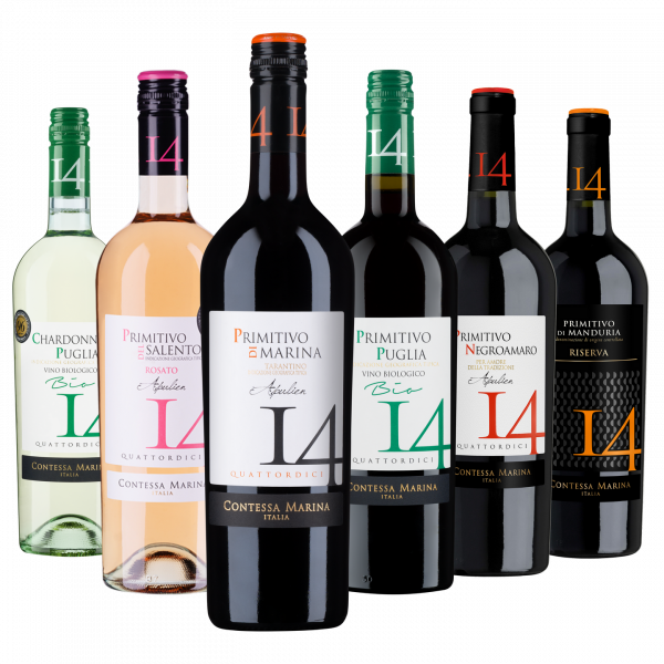Quattordici „14“ – Probierpaket - Primitivo Weine